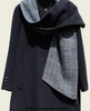 SCARPIA - Wool & Cashmere Overcoat With Scarf Detail - My Store