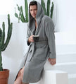 Men's Luxury Turkish Cotton Terry Cloth Robe with Hood - My Store