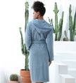 Women's Hooded Turkish Cotton Terry Cloth Robe - My Store