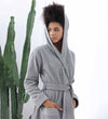 Women's Hooded Turkish Cotton Terry Cloth Robe - My Store