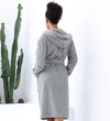 Women's Hooded Turkish Cotton Terry Cloth Robe - My Store