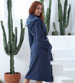 Women's Hooded Turkish Cotton Terry Cloth Robe - My Store