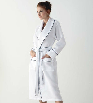 Women's Full Length Waffle Hotel Robe - My Store