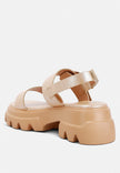 Silas Metallic Chunky Sandals - My Store