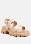 Silas Metallic Chunky Sandals - My Store