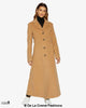 Slim Fit Wool Blend Longline Maxi Coat (1816) - My Store