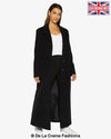 Slim Fit Wool Blend Longline Maxi Coat (1816) - My Store