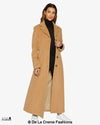 Slim Fit Wool Blend Longline Maxi Coat (1816) - My Store