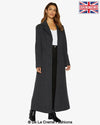 Slim Fit Wool Blend Longline Maxi Coat (1816) - My Store