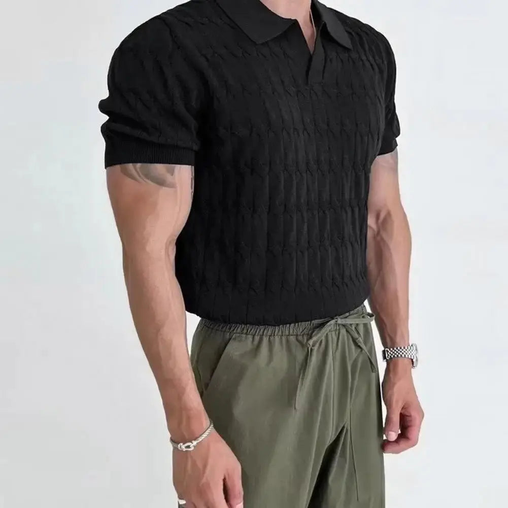 Textured Polo Shirt - My Store