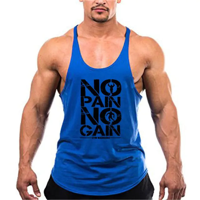 Brand Gym Stringer Tank Top Men Bodybuilding Clothing - My Store