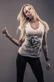 Tattooed Girl (Women's Deep V-Neck Tee) - My Store