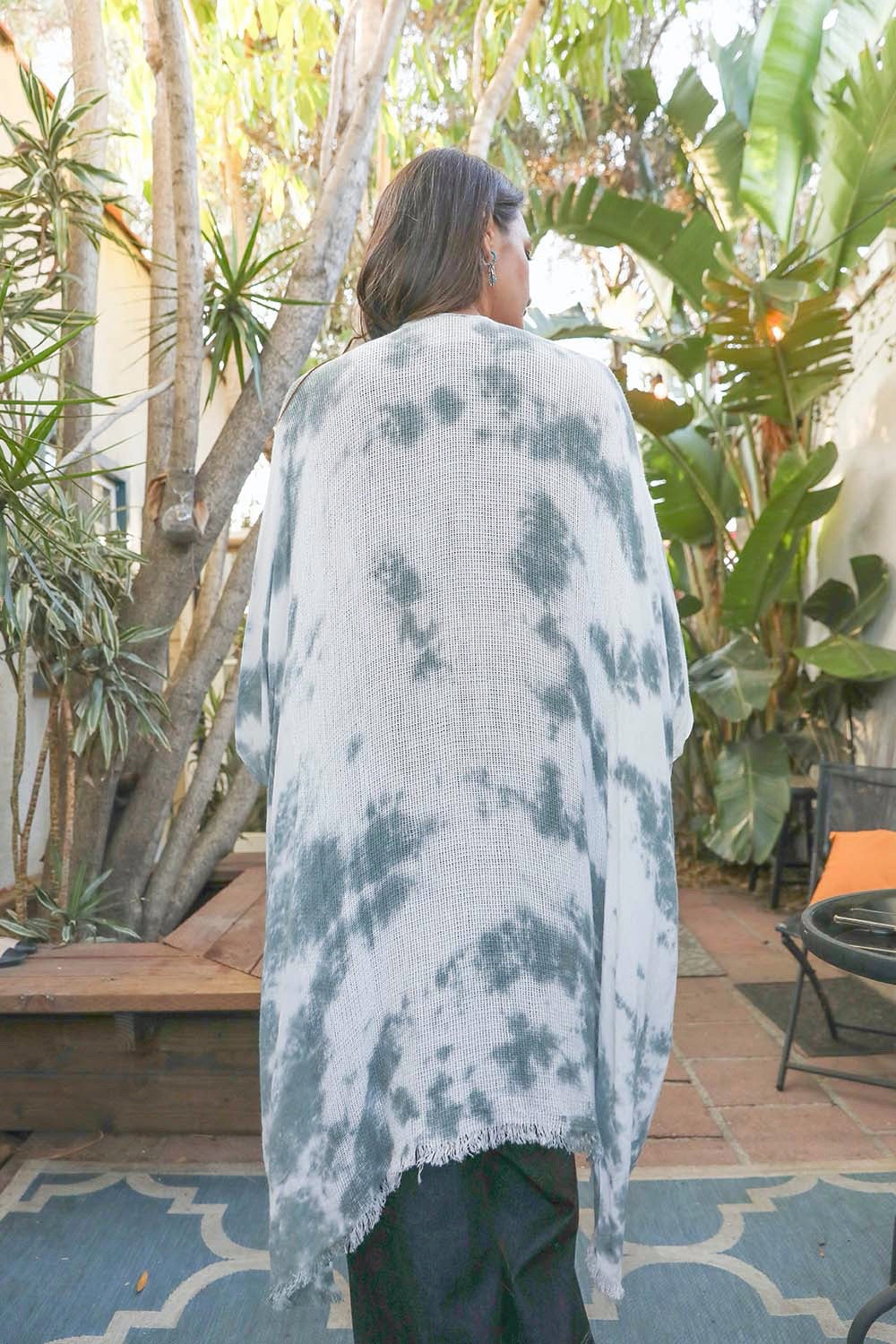 Festive Tie-Dye Kimono - My Store