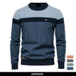 Spliced Cotton Men's Sweater - My Store