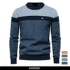 Spliced Cotton Men's Sweater - My Store