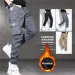 Thick Warm Fleece Cargo Pants - My Store