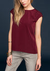 Women's Sleeveless Round Neck Hi Lo Top - My Store