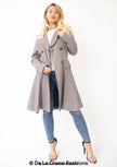 Vanessa Dogtooth Fit and Flare Mac Coat - My Store