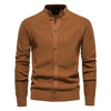 Button Mock Neck Men's Cardigan - My Store