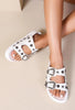 White Double Buckle Sandals - My Store