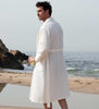 Men's Full Length Lightweight Waffle Spa Robe with Shawl Collar - My Store