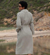 Women's Full Length Lightweight Waffle Spa Robe with Shawl Collar - My Store