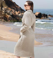 Women's Full Length Lightweight Waffle Spa Robe with Shawl Collar - My Store