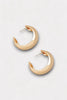 Metallic 40mm Hoop Earrings - My Store