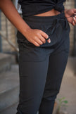 DT UPTOWN Lightweight Joggers in Black - My Store