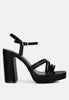 Whiskers High Heel Platform Strappy Sandals - My Store