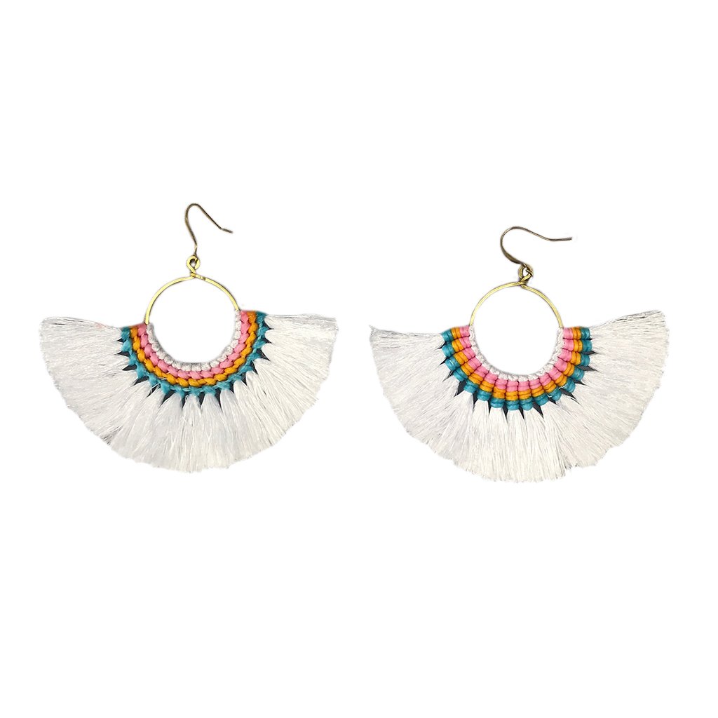 Tassel Fan Earrings - My Store