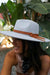 Wide Brim Leather Ribbon Bolero Hat - My Store