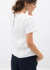 Essential Back Zip Crew Neck Tee - My Store