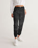 Womens Track Pants - Black & Gray Distressed Sports Pants - My Store