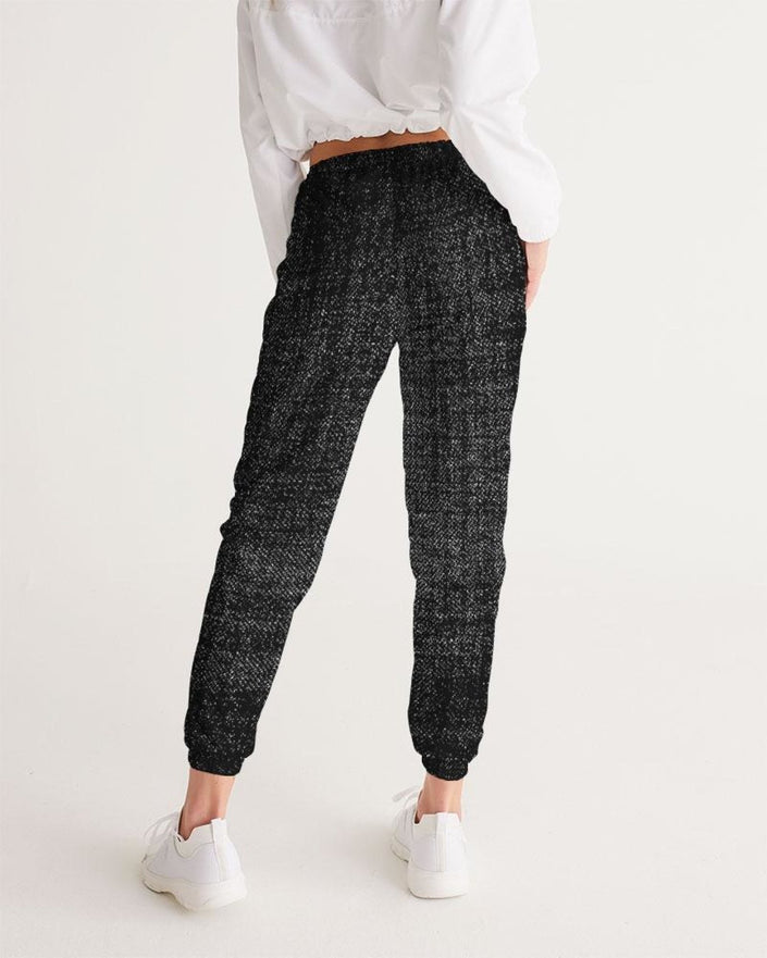 Womens Track Pants - Black & Gray Distressed Sports Pants - My Store