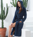 Women's Hooded Turkish Cotton Terry Cloth Robe - My Store