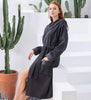 Women's Hooded Turkish Cotton Terry Cloth Robe - My Store