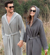 Women's Hooded Turkish Cotton Waffle Robe - My Store