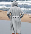 Women's Hooded Turkish Cotton Waffle Robe - My Store