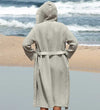 Women's Hooded Turkish Cotton Waffle Robe - My Store