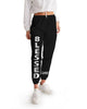 Womens Track Pants - Black & White Blessed Graphic Sports Pants - My Store