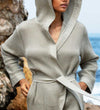 Women's Hooded Turkish Cotton Waffle Robe - My Store