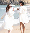 Women's Full Length Lightweight Waffle Spa Robe with Shawl Collar - My Store