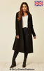 Wool Blend Hooded Mid Length Coat (1704) - My Store