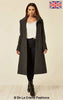 Wool Blend Hooded Mid Length Coat (1704) - My Store