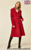 Wool Blend Hooded Mid Length Coat (1704) - My Store