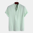 Cotton Linen Shirt Men's Summer