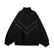 Solid Color Wind Jacket Zipper - My Store