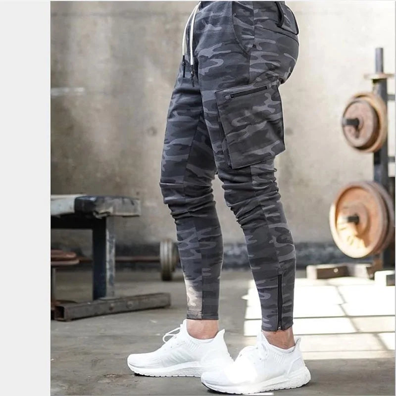 Men's Slim Fit Cotton Joggers: Sport Sweatpants for Running and Bodybuilding - My Store