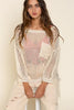 Oversized Fit See-through Pullover Cover Up - My Store